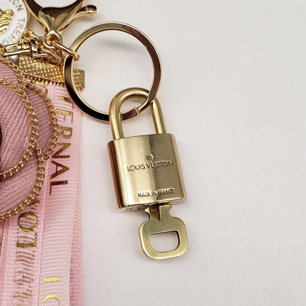 Authentic Louis Vuitton Lock & Key with unbranded Bagcharm, Keycharm, Keychain - Picture 4 of 8